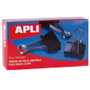 Apli Pinzas Pala Abatibles 25 mm Negras